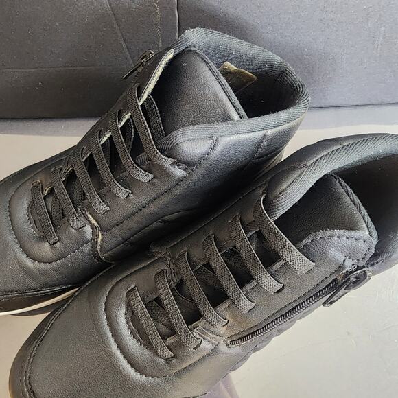 High-tops Black sneaker, by Kolosh, Eco- leather, size 8, made in Brazil - Picture 4 of 12